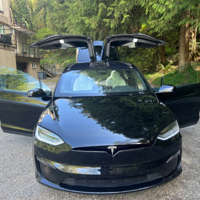 tesla x verkaufen
